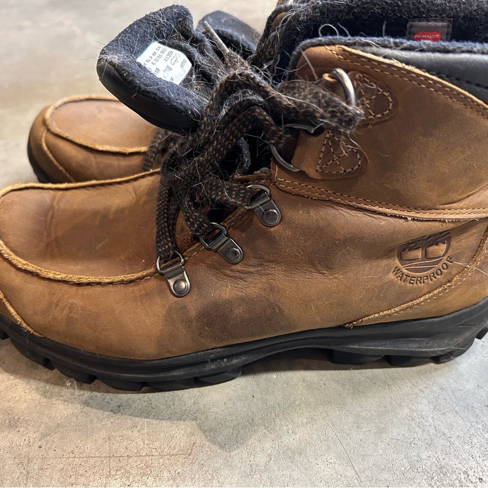 Brown Waterproof Timberland Leather Boots